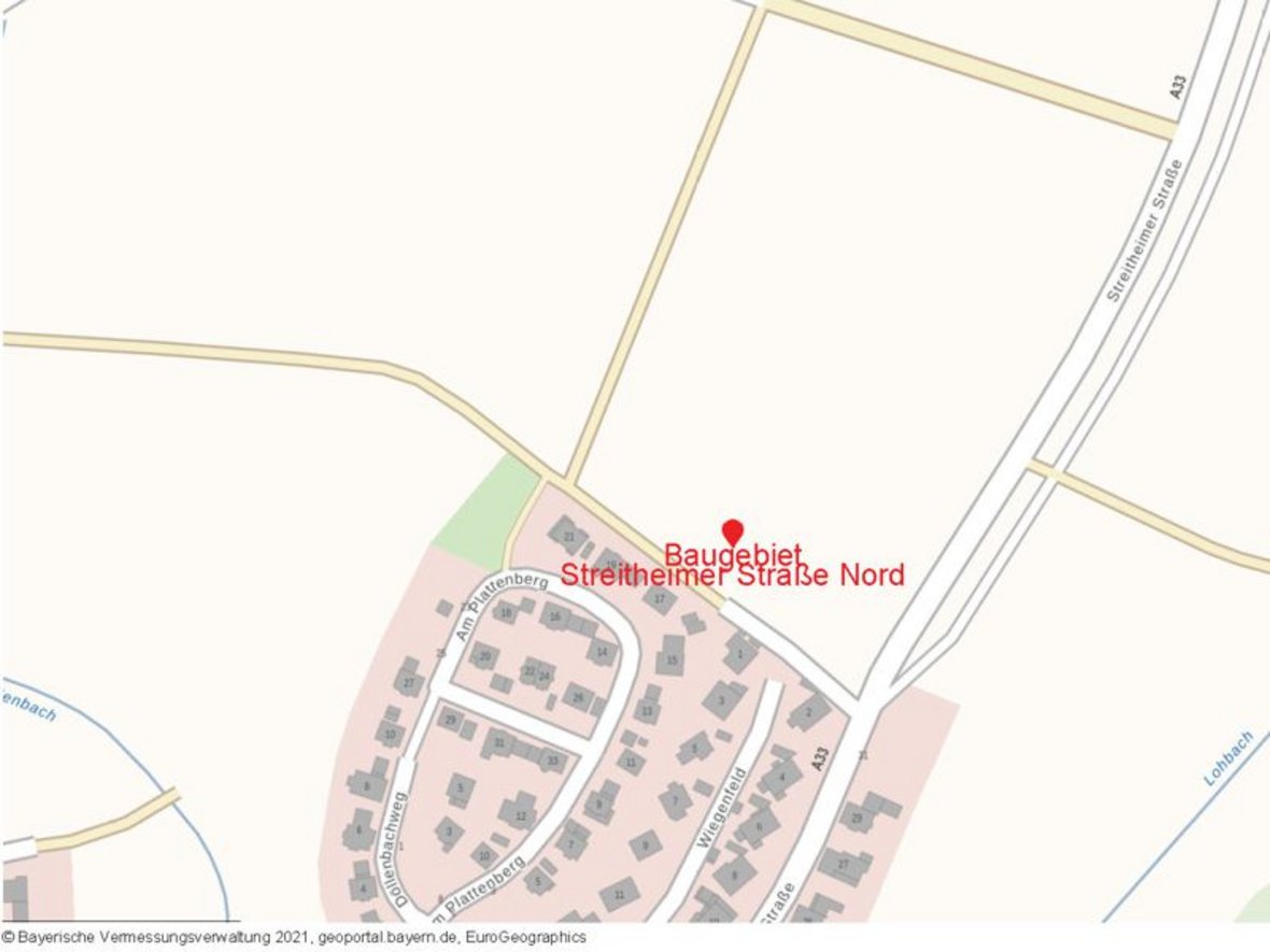 Baugebiet "Streitheimer Straße Nord"