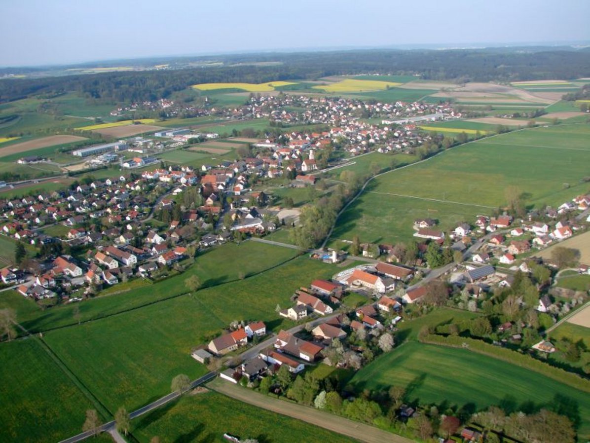 Luftbild von Horgau